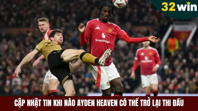 Cập nhật thông tin khi nào Ayden Heaven có thể trở lại thi đấu