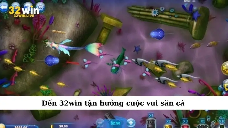 Đến 32win tận hưởng cuộc vui săn cá